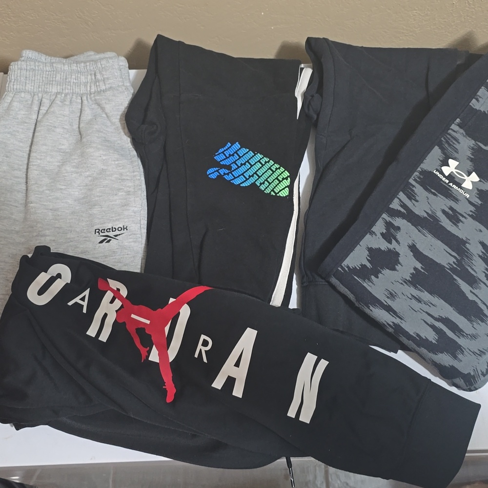 Reebok Gray Kids Joggers